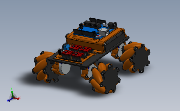 麦克纳姆轮全向机器人