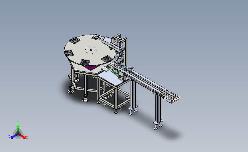 物料搬运 - 三重立方体传送台分拣机