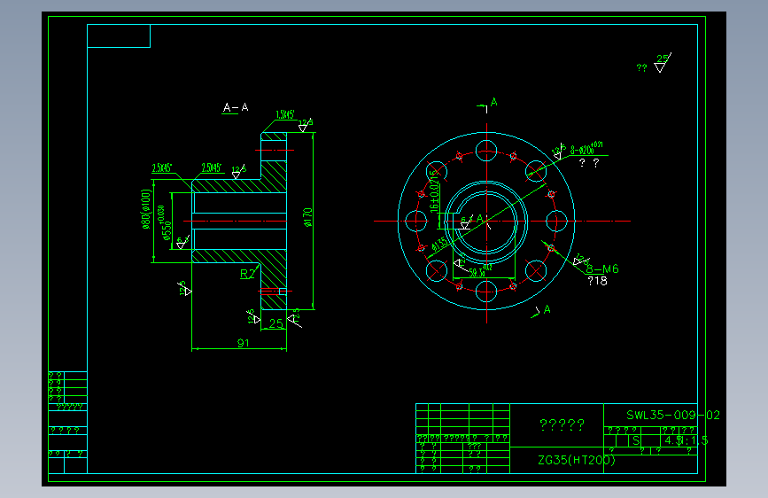 SWL35-009-02半联轴节Ⅱ.DWG
