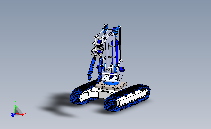 自主机器人带机械臂