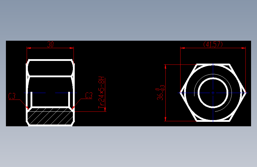 BL200-20防松螺母.dwg