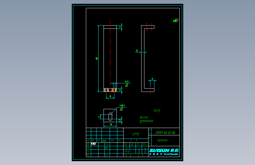 211171-01-32-03光电传感器支架.dwg