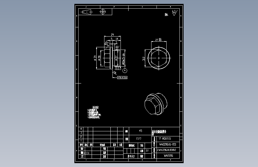 WA220G.01-031螺塞 M30×1.5.dwg