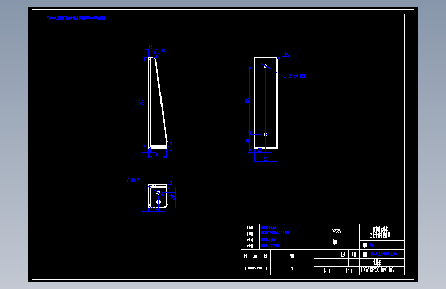 IDGAB85010A010A-支撑架.dwg