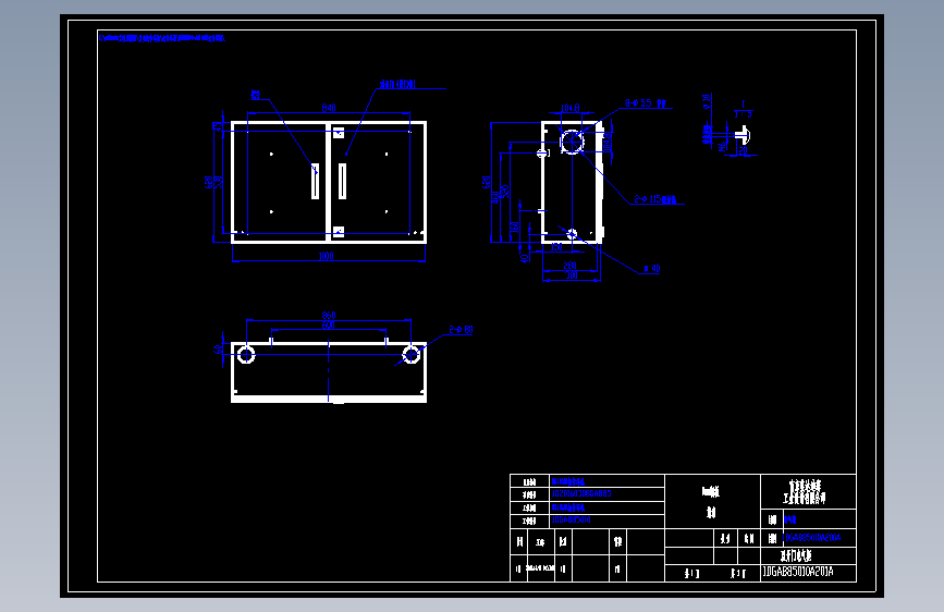 IDGAB85010A201A-双开门电气柜.dwg