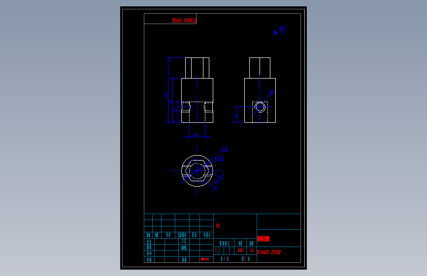 PCX6HX-Z09.02  编码器连接轴.dwg