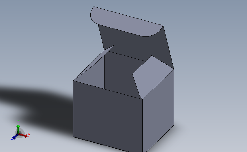 包装盒设计_SOLIDWORKS 2018_模型图纸下载 – 懒石网