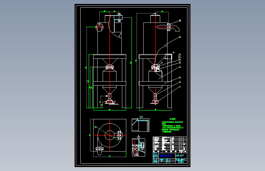 PWJ-01-11 喷丸缸分砂器装配A1.dwg