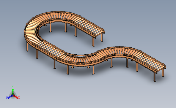 电机驱动滚筒输送机