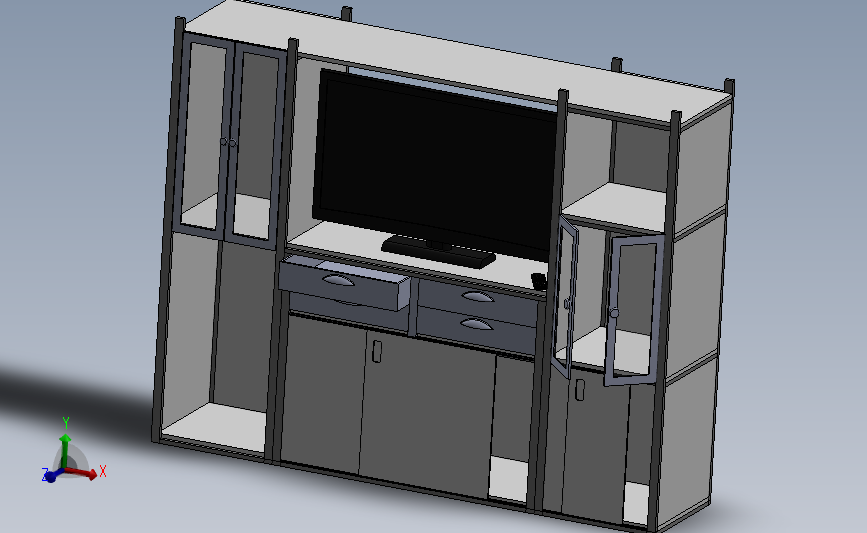 电视柜模型