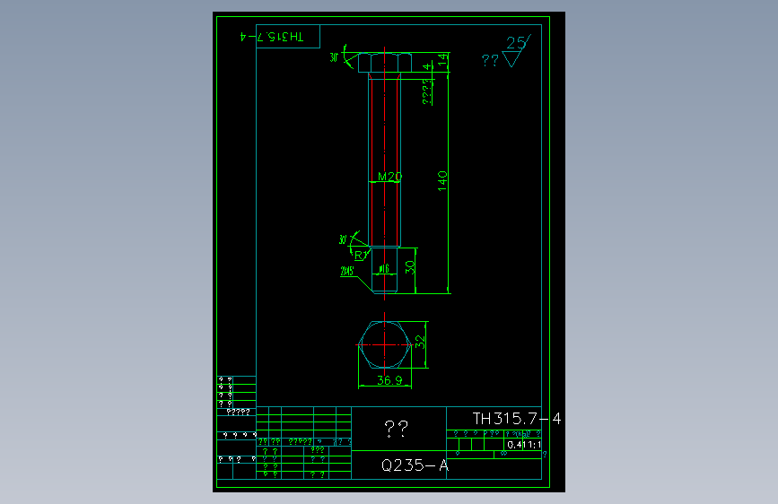 TH315.7-4螺栓 M20X140.DWG