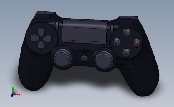 PS4控制手柄精美模型