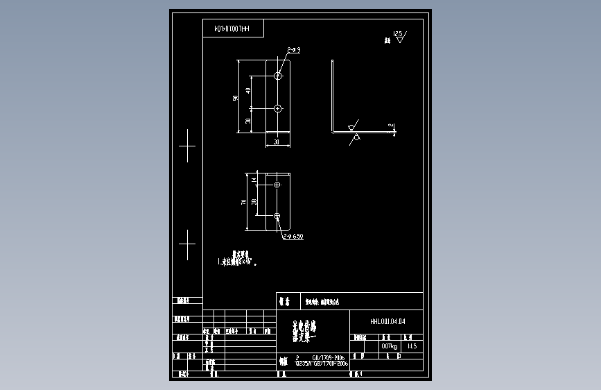 光电传感器支架一.dwg