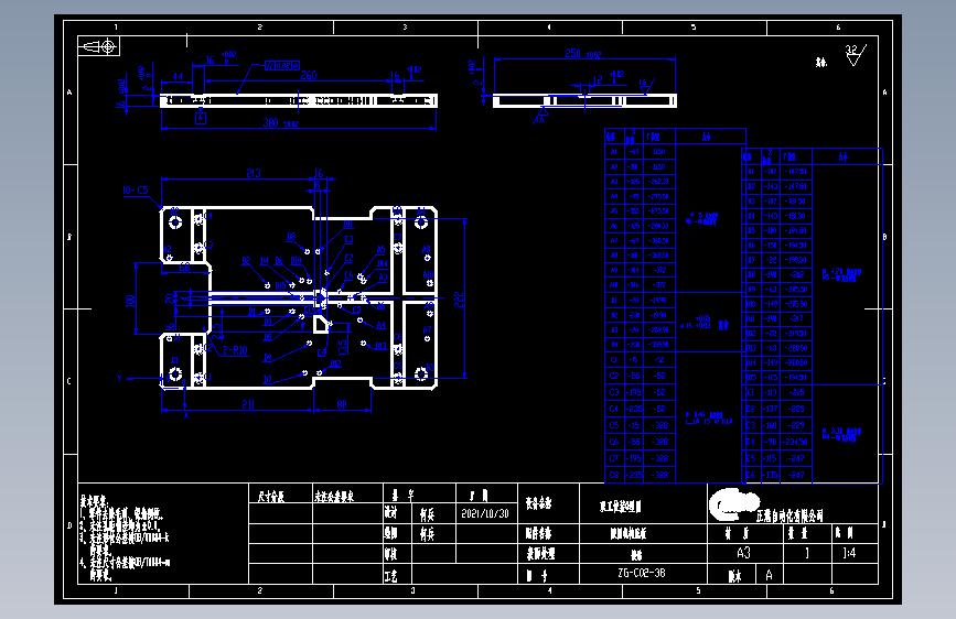 胶圈机构底板.dwg_1