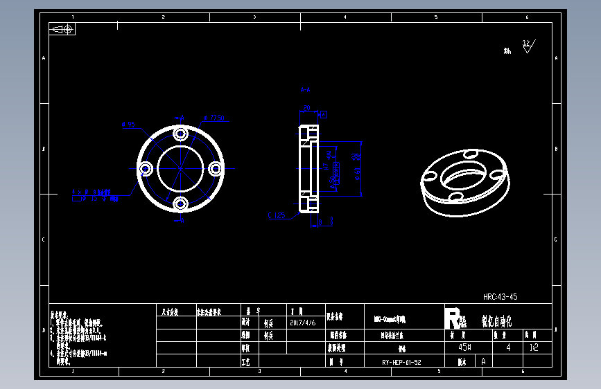 四导柱法兰盖.DWG_1