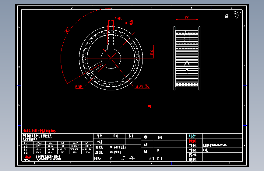 上隆同步轮TAAS8M-28-250-N25.dwg