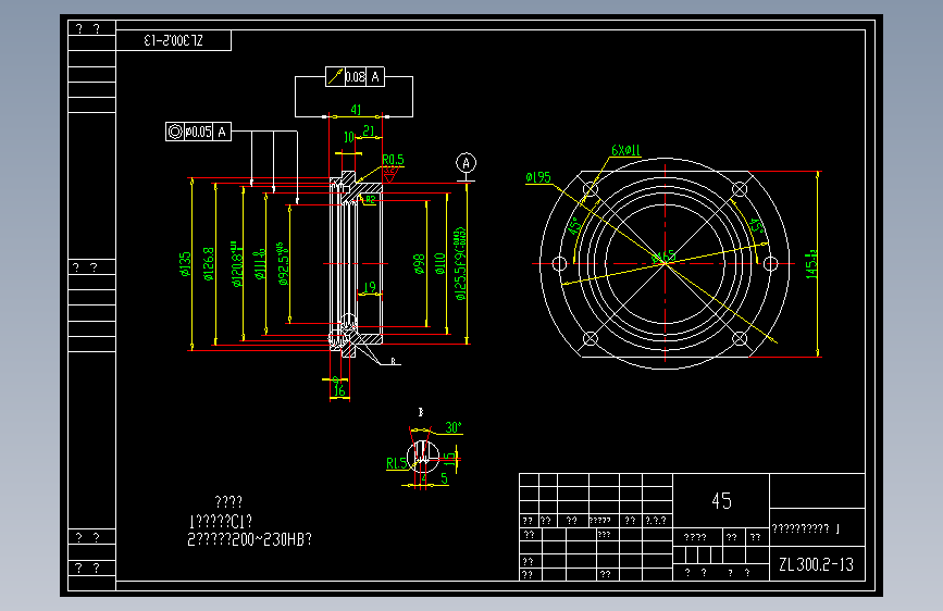 中间辊轴承座可通端盖1：ZL300.2-13.dwg