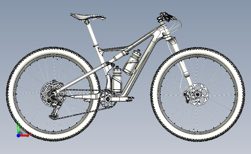 Cannondale Scalpel 2021 全碳纤维高级山地自行车 正面视图