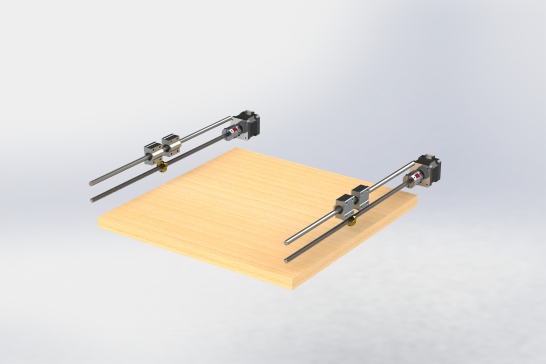 400mmCNC加工3d打印装配体