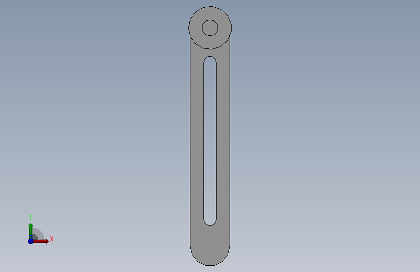 WL_2A106_ACTUATOR.SLDPRT 正面视图