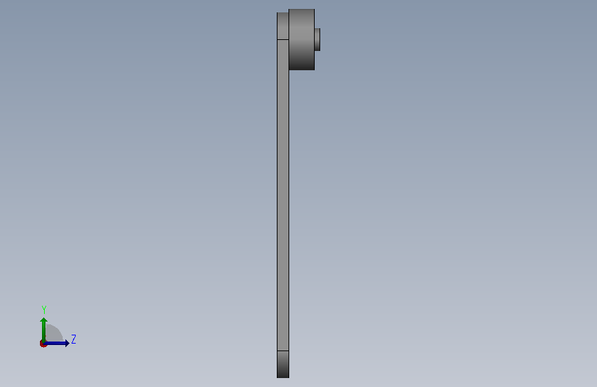 WL_2A106_ACTUATOR.SLDPRT 左侧视图