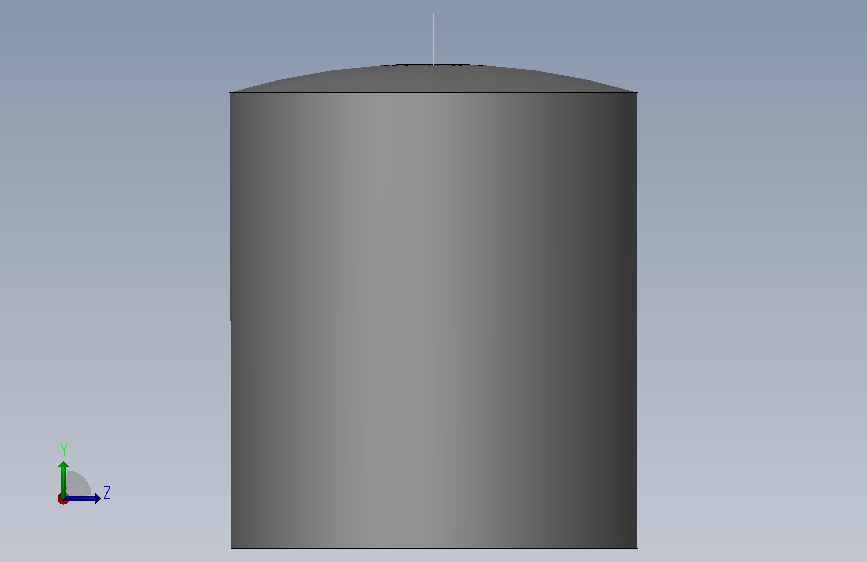 X_10GD_ACTUATOR.SLDPRT 左侧视图