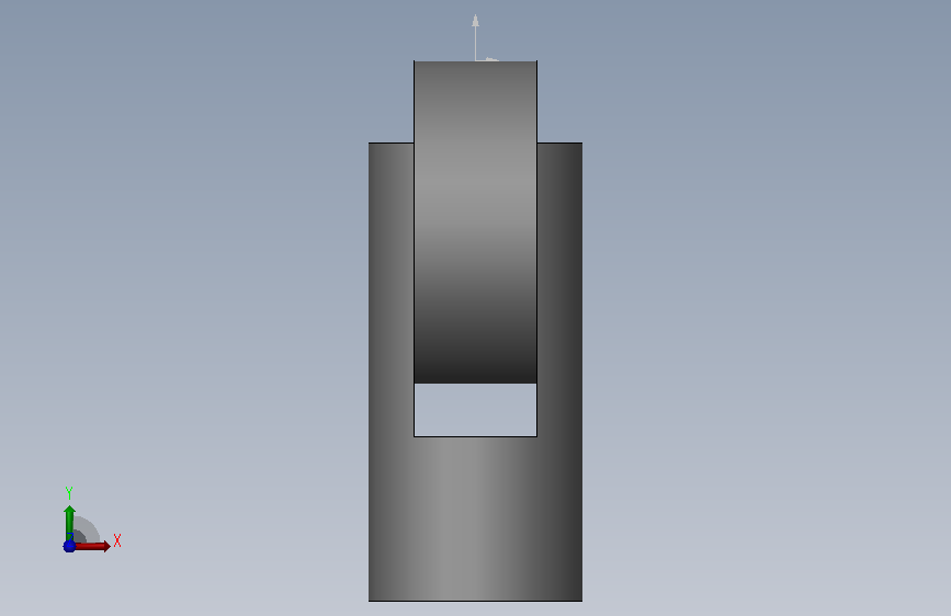 XV2_Q21_2_ACTUATOR.SLDPRT 正面视图