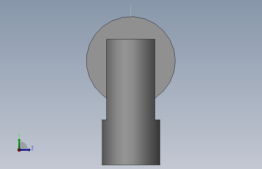 XV2_Q21_2_ACTUATOR.SLDPRT 左侧视图