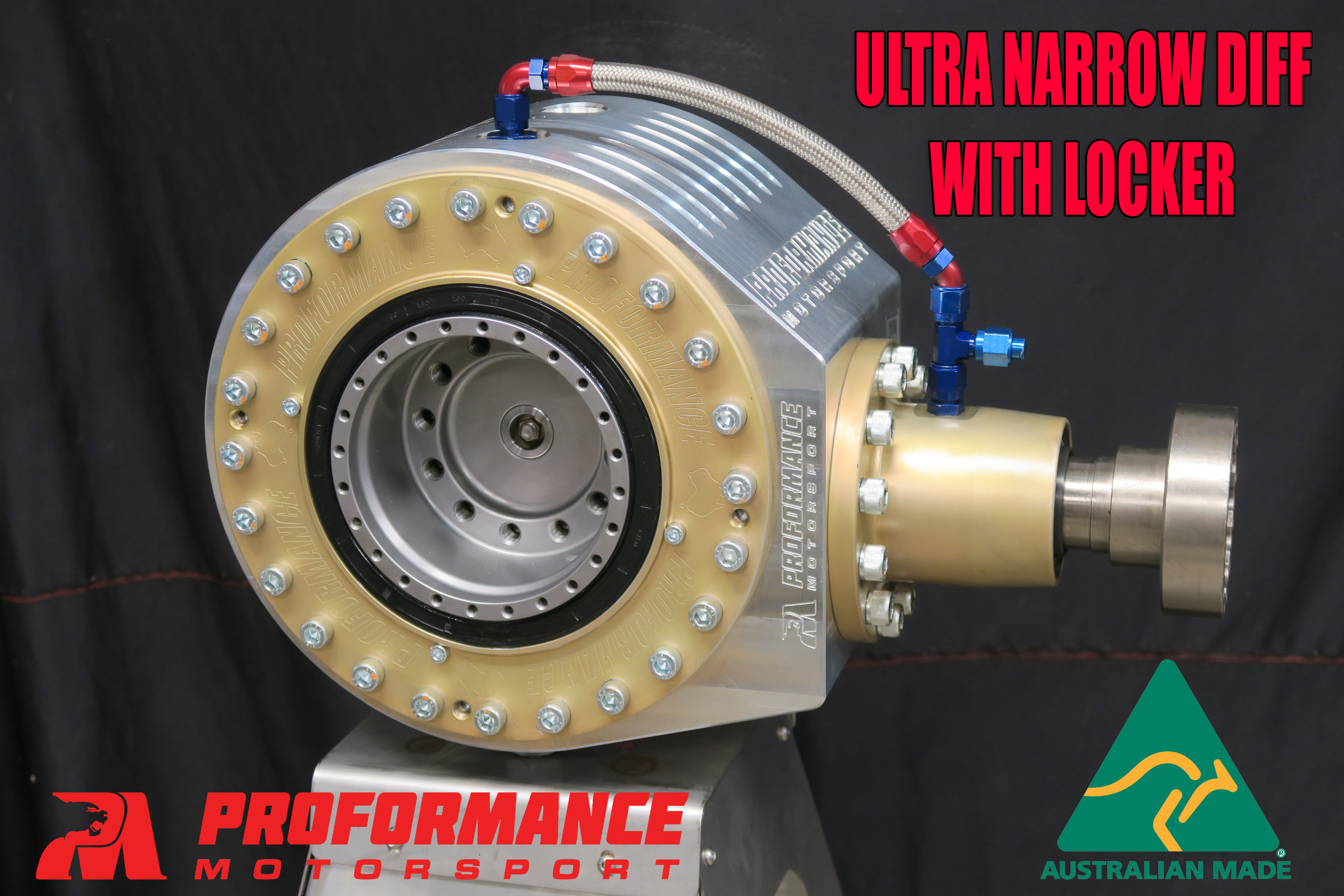 PROFORMANCE MOTORSPORT DANA 60 超窄差速器带内部 CV 接头,用于更长的车轴SW STEP