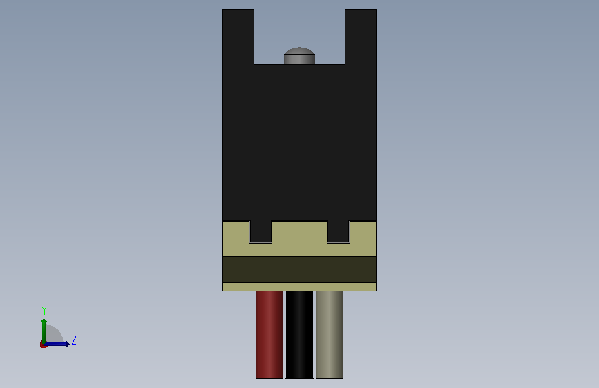 Z_15GM55_MD_BASE.SLDPRT 左侧视图
