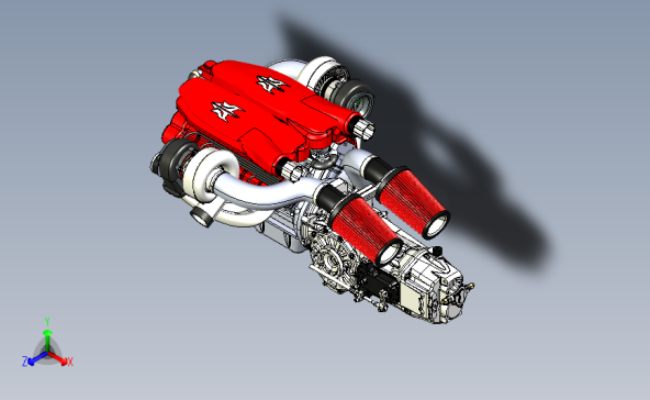 双涡轮增压 V12 发动机