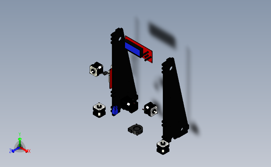 外壳盖板 3D 打印机 Anet A8