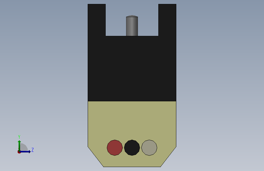 Z_15GW55_ML_BASE.SLDPRT 左侧视图