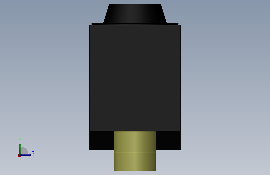 Z_15HD_B_BASE.SLDPRT 左侧视图