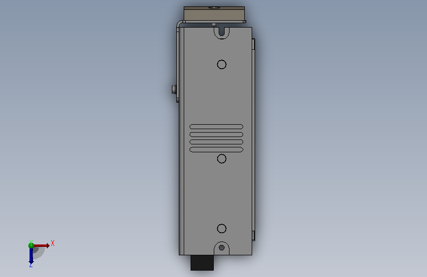 S8JX_N10012CD_BASE.SLDPRT 俯视图