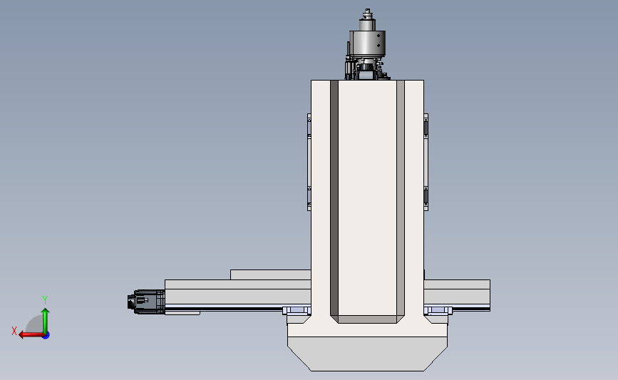 西门子3轴数控机床-vmc-cnc-500-800-500mm SW STEP IGES 背面视图