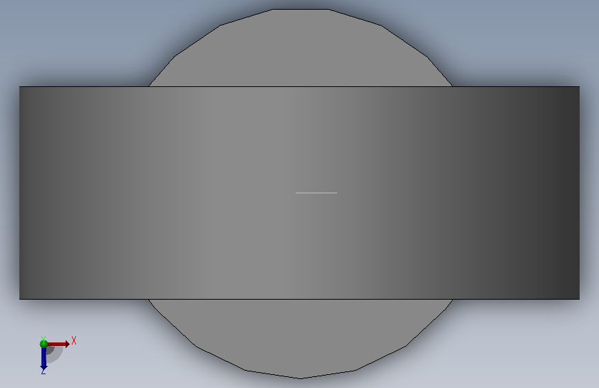 ZE_N22_2_ACTUATOR.SLDPRT 俯视图