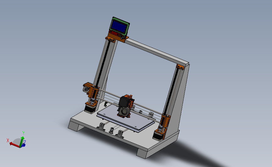 3D打印机木框木质框架整体