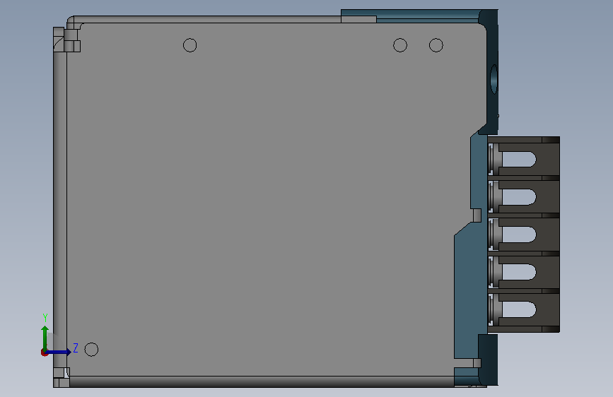 S8VM_03005CD_BASE.SLDPRT 左侧视图
