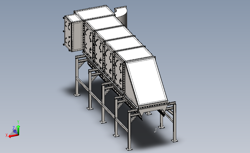 local-bag-filter-sbf-l-s-45-40-oh-with-supports-without-the-internals-1