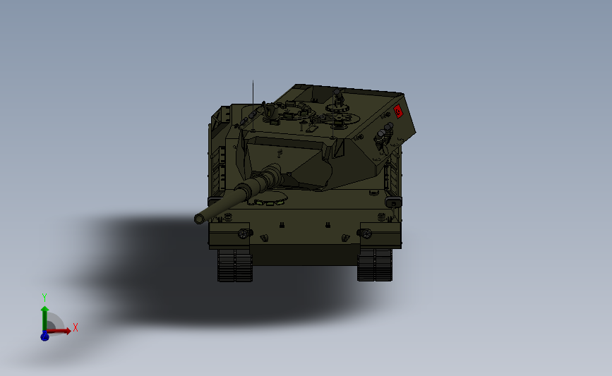 豹1A6主战坦克