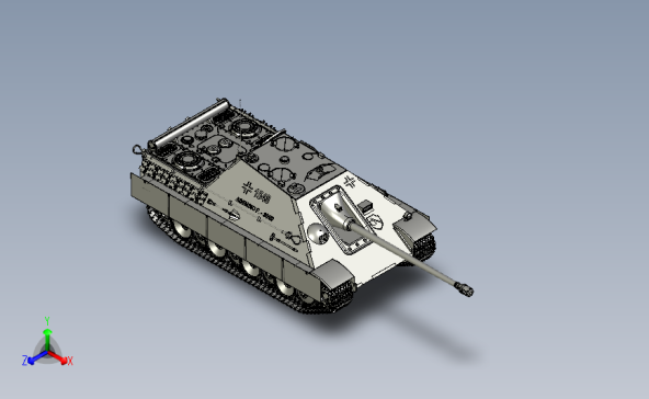 德国猎豹主战坦克模型1比1