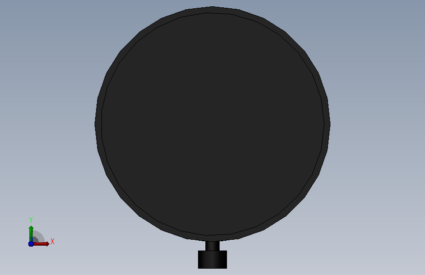 FZ_LEH35_LENS.SLDPRT 正面视图