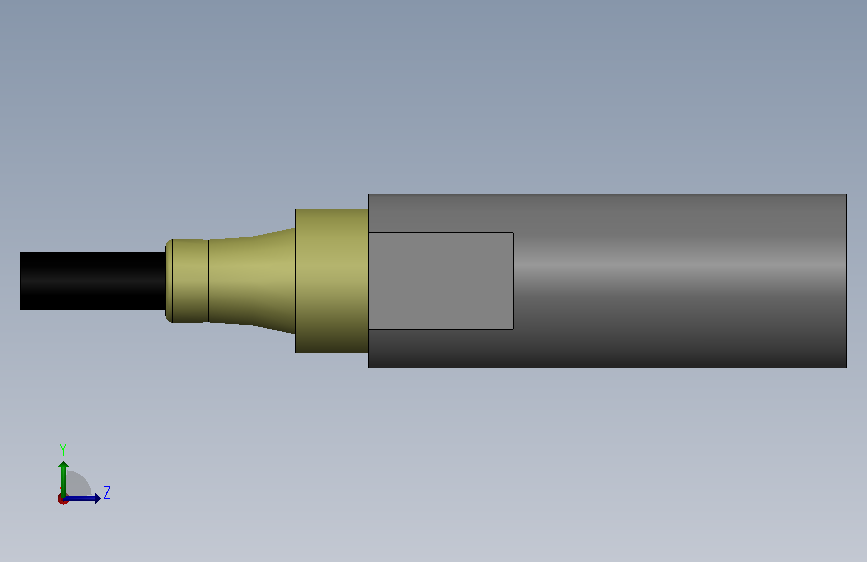 E2E_X3D1_U_BASE.SLDPRT 左侧视图