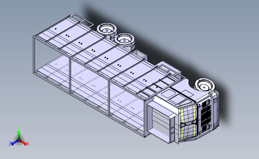 塔塔卡车运输车catia