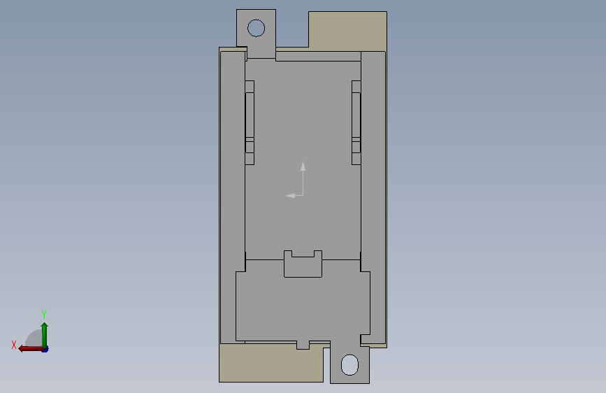 G3PF_225B_CTB_BASE.SLDPRT 背面视图
