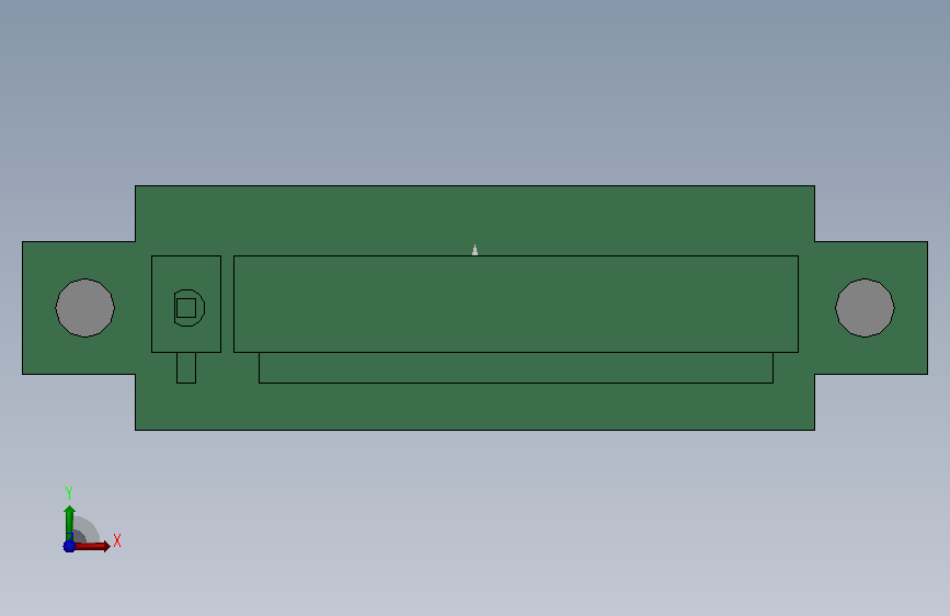 G3PF_235B_STB_CONNECTOR.SLDPRT 正面视图