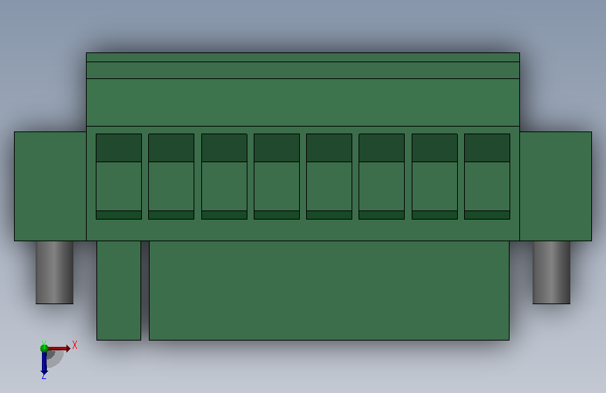 G3PF_235B_STB_CONNECTOR.SLDPRT 俯视图