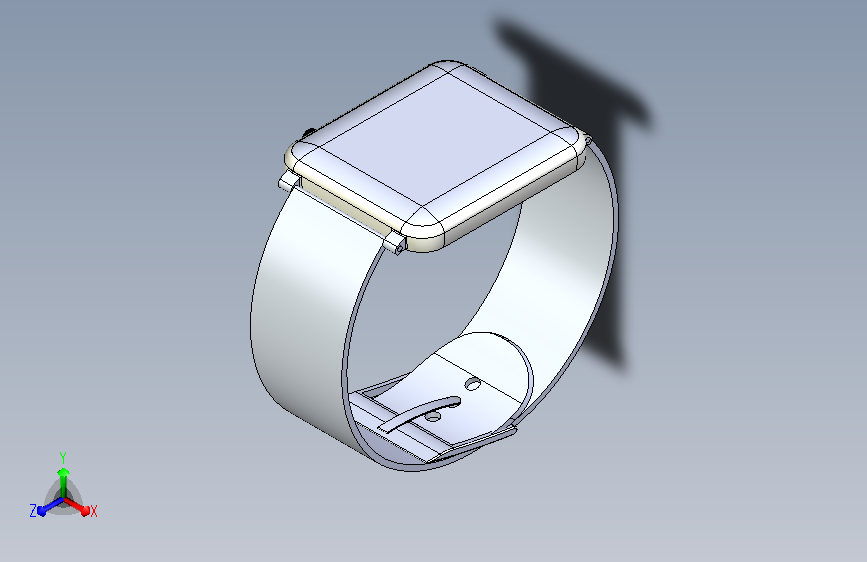智能手表3D模型——概念设计