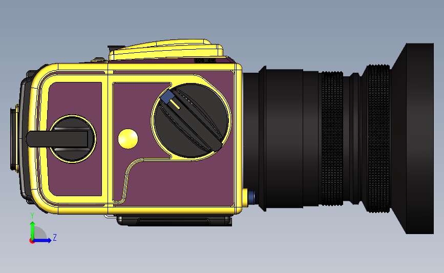 Hasselblad哈苏503CW相机 左侧视图